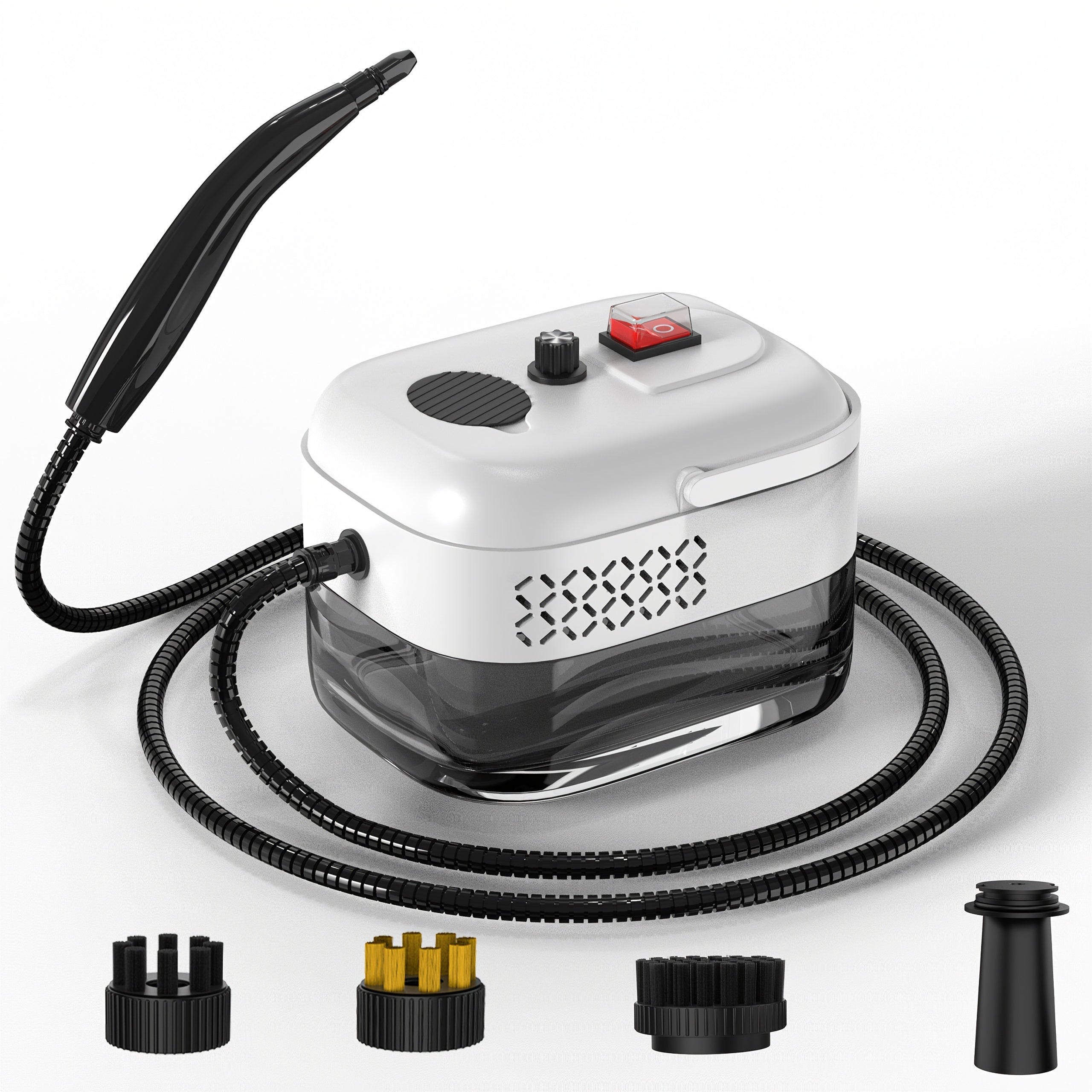Handheld Steam Cleaner High Pressure High Temperature LCD Multi-Speed for Kitchen Grease Sofa Tile Grout Carpet Home Cleaning