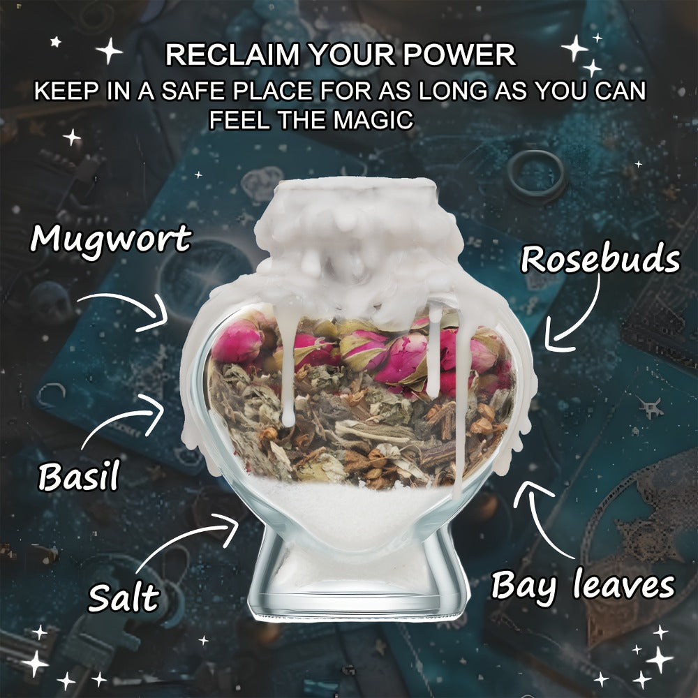 Dried Herbs for Witchcraft 50-Pack ¨C Bulk Dried Flowers & Herb Kit for Wicca Beginners, Pagan Rituals, Magic Spells & Altar Supplies, Candle & Soap Making, Esoteric Witchcraft Gift Set