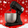 Electric Food Mixer 4.8 Qt 12-Speed Portable Lightweight Stand Mixer for Daily Baking with Egg Whisk Dough Hook Flat Beater Kitchen Tilt-Head Mixer