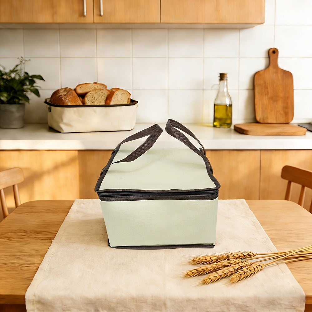 Bread Proofing Box USB Powered Foldable Dough Fermenter with Carry Bag - Zippered Portable Proofing Container for Pizza Dough, Yogurt, Sourdough Starter & Yeast Fermentation, No Batteries Needed