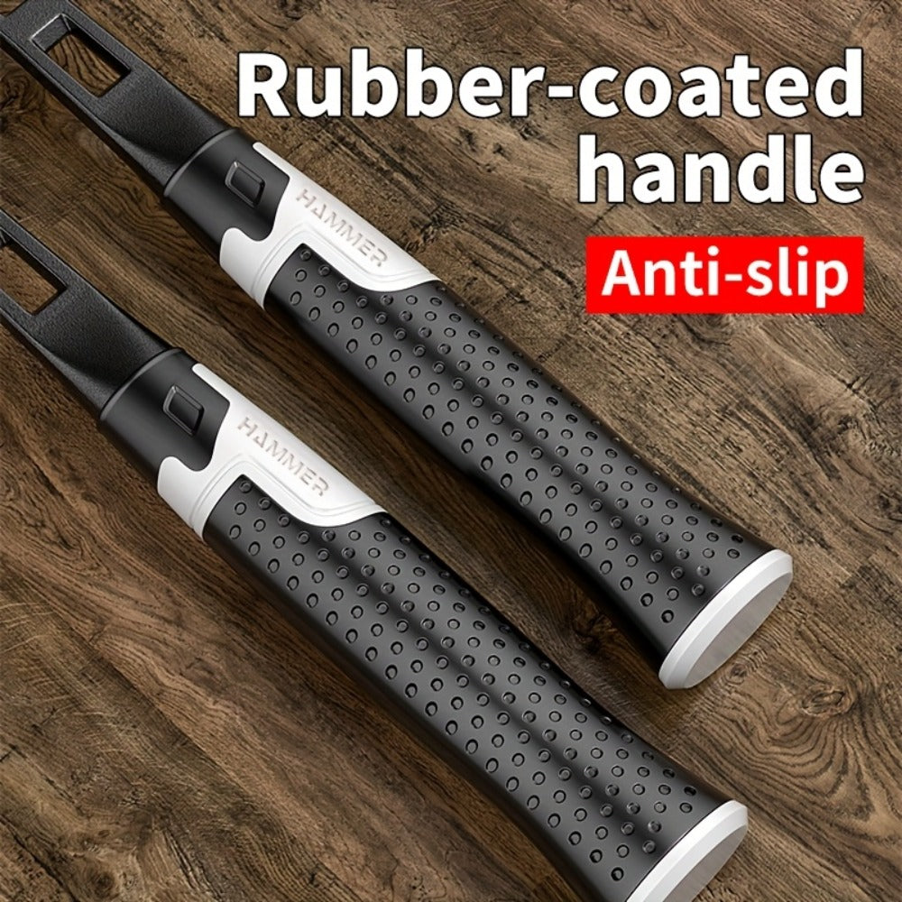 Octagonal Hammer High Carbon Steel Heavy Duty Sledge Hammer with Non-Slip Grip Handle, Rust-Proof Head for Demolition Construction Masonry Driving Stakes Outdoor Indoor Home Use (2/3/4 lb)