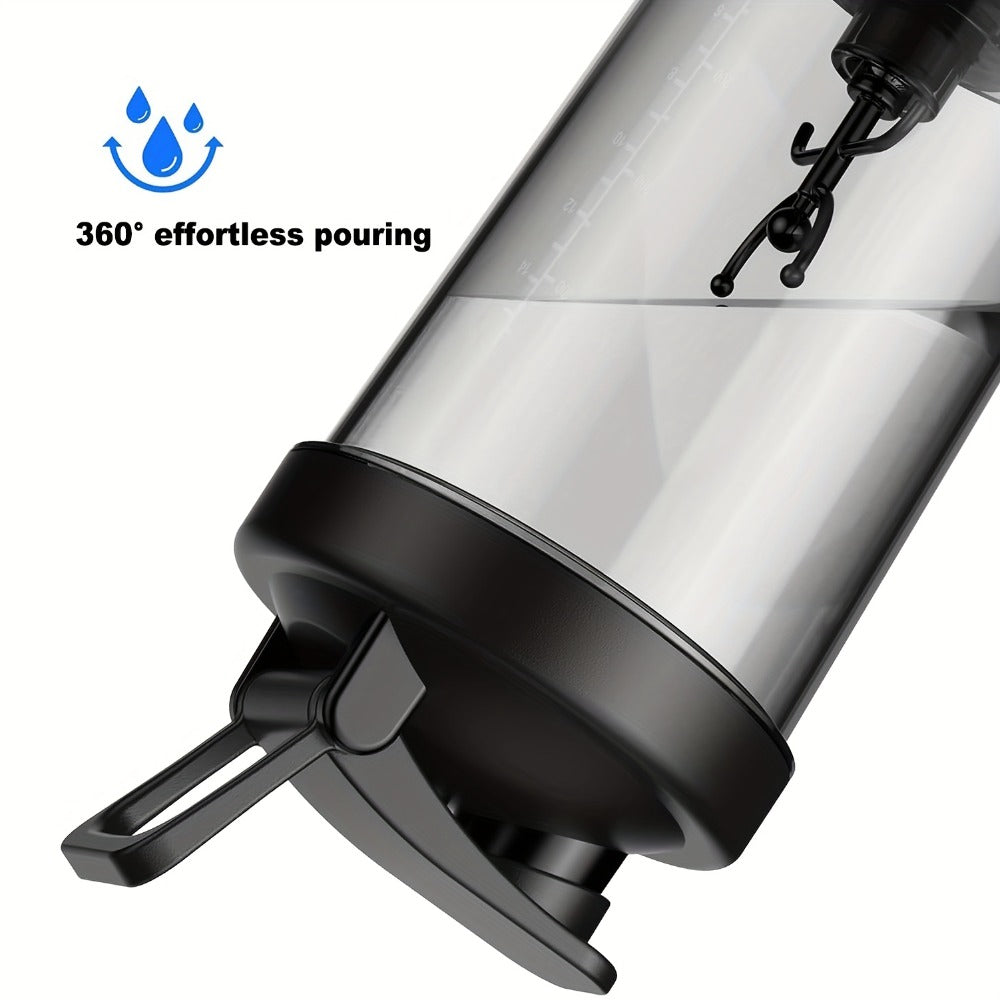Electric Protein Shaker Bottle 24oz USB Rechargeable Self Stirring Blender Cup BPA Free Portable Gym Mixer for Protein Shakes Meal Replacements Fitness Gift