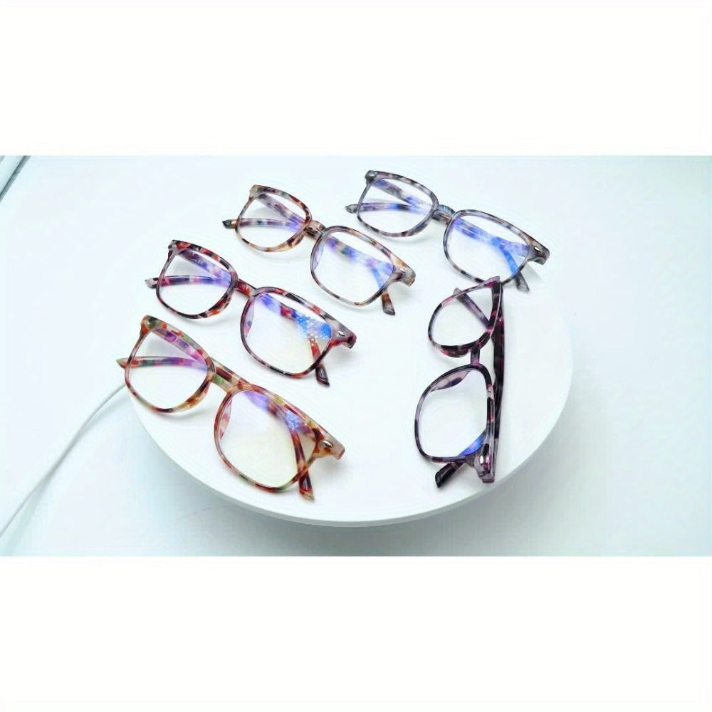 Blue Light Blocking Reading Glasses for Women 5-Pack ¨C Stylish Computer Readers with Spring Hinges, Anti-Blue Light Lenses, Multiple Strengths 1.0¨C4.0x, Multicolor