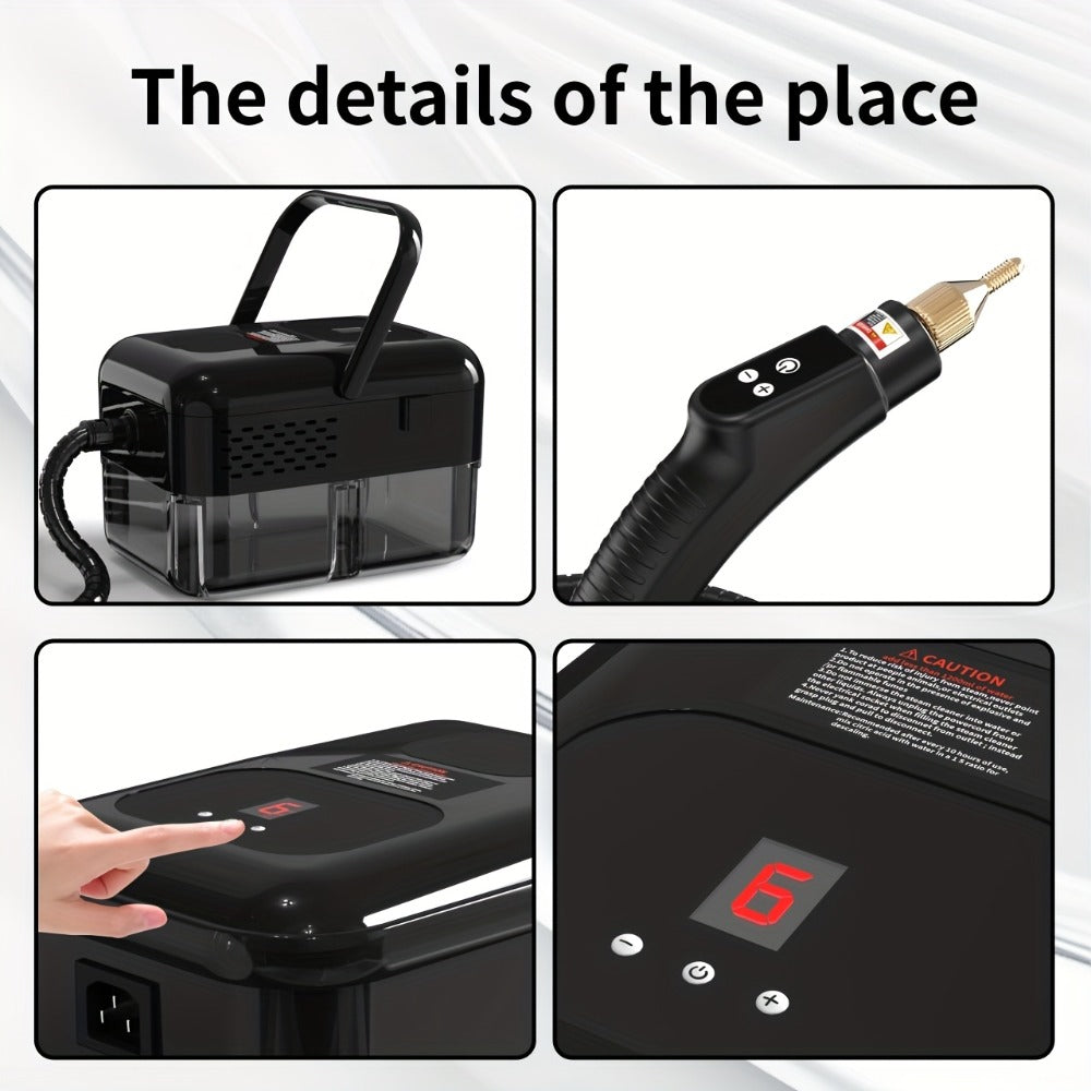 Handheld Steam Cleaner 2500W High Pressure for Home Kitchen Grease Sofa Air Conditioner Washing Machine Floor Tile Bathroom