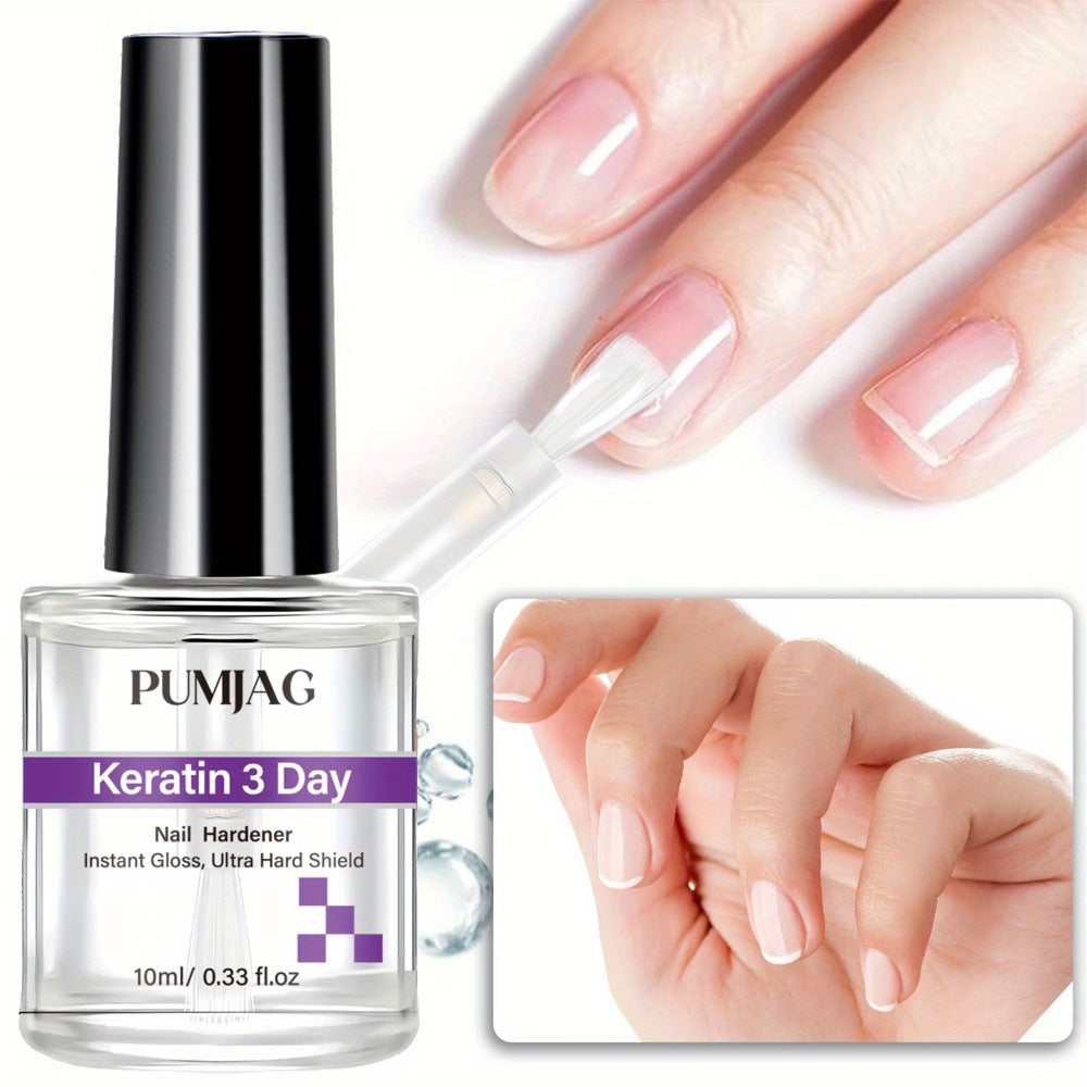 Nail Strengthening Oil Serum ¨C 3-Day Manicure Treatment with Biotin, Vitamin A E C & Calcium for Brittle Nails | Formaldehyde-Free Nail Repair & Growth Serum 0.34oz