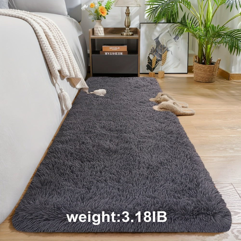 Non-Slip Area Rug Fluffy Soft Carpet - Modern Home Decor Floor Mat for Living Room, Bedroom, Kitchen & Bathroom | Easy Clean Cute Plush Rug in Multiple Colors & Sizes | Indoor Anti-Slip Floor Decoration