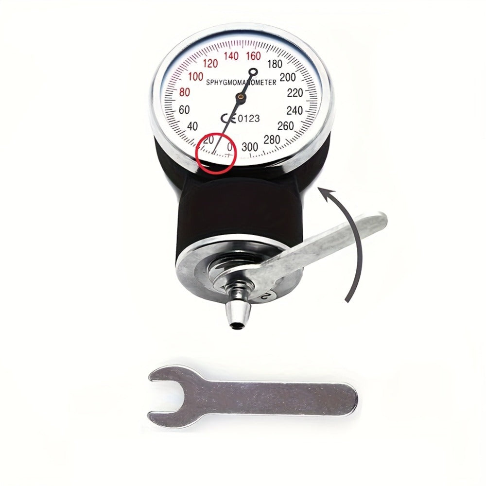 Aneroid Sphygmomanometer with Stethoscope Kit - Professional Manual Blood Pressure Monitor, Adult BP Cuff 10¡±-16¡±, Aluminum Alloy Gauge 300mmHg ¡À3mmHg Accuracy, Carrying Case Included, No Battery Needed