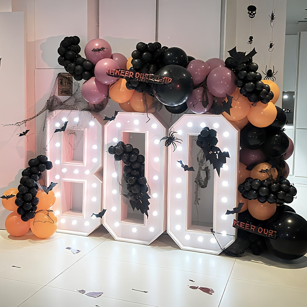 Marquee Letter Lights 3ft LED Light Up Letters for Weddings, Proposals & Celebrations - Cool White Lighted KT Board DIY Display Frame