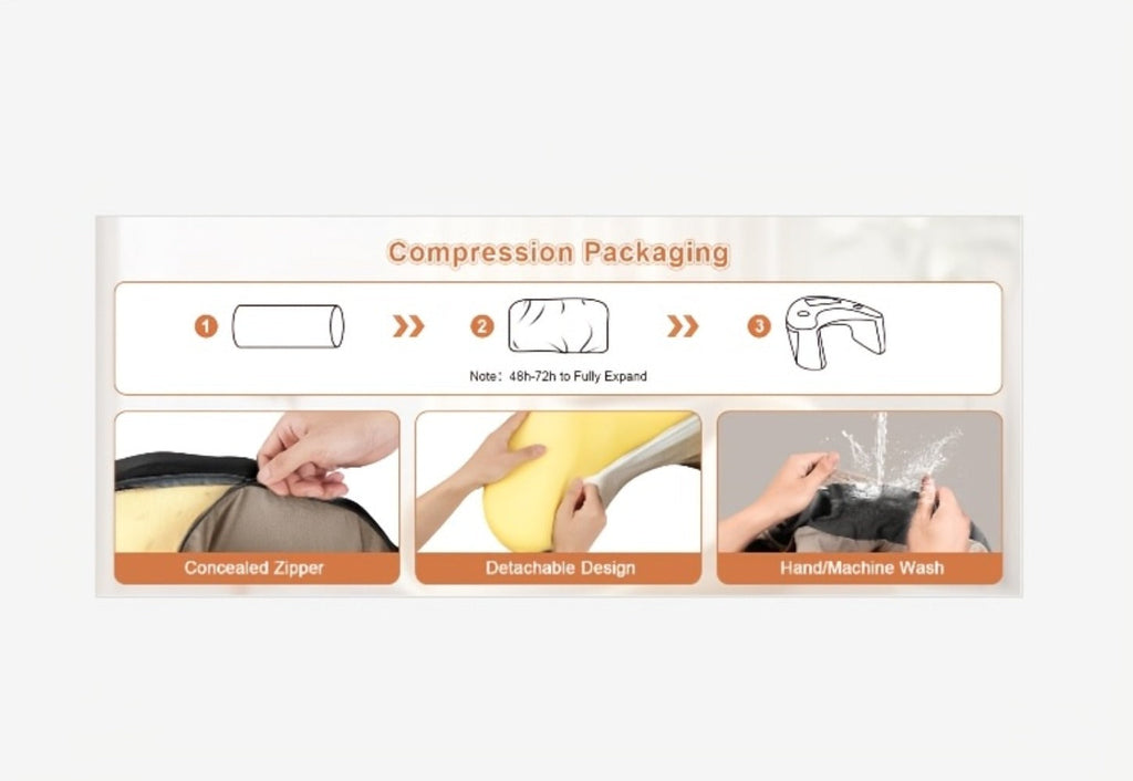 Reading Pillow with Armrests Ergonomic Bed Rest Pillow Back Support Cushion Side Pockets Cup Holder Washable Cover for Gaming Reading Working Sofa Bed Black Grey