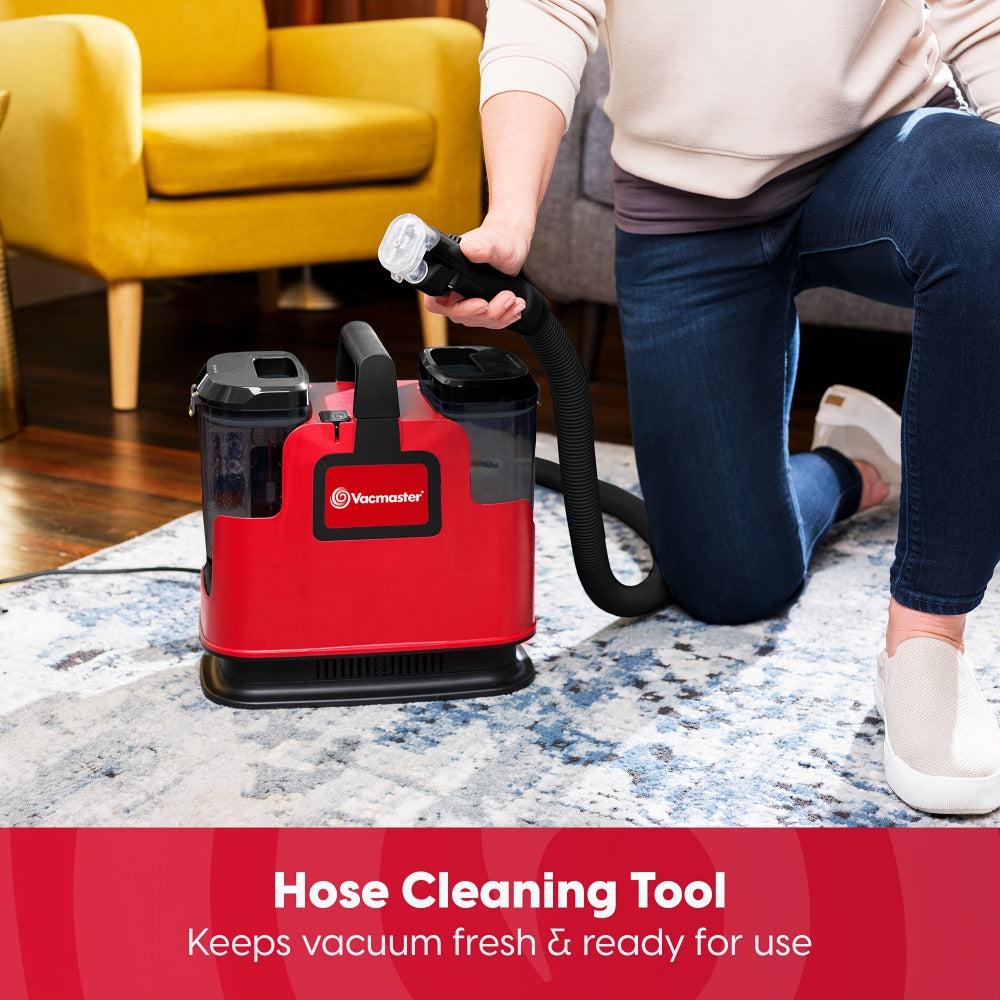 Portable Carpet Spot Cleaner Machine 15Kpa Suction Upholstery Stain Remover with Versatile Tools for Pet Hair Area Rug Couch Sofa