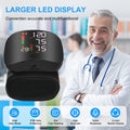 Wrist Blood Pressure Monitor with LCD Screen, Arrhythmia Alarm & Voice Playback ¨C Adjustable Cuff, USB Charging, Gift for Family