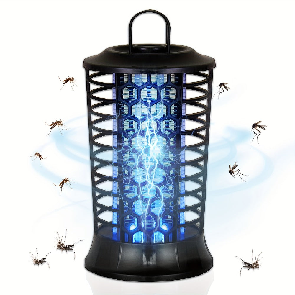 Indoor Bug Zapper Electric ¨C Powerful Mosquito Killer & Fly Zapper with Bug Collector Tray, Easy Clean, Silent Operation, Plug-In Insect Trap for Bedroom, Kitchen, Office & Home Use
