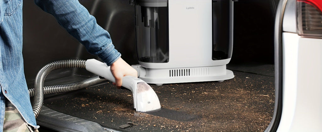 Lydsto Portable Carpet Cleaner 2-in-1 Wash & Dry | 12KPa Suction Fabric Shampooer with Self-Cleaning, 2000ml Tank, Dual Brush Heads ¨C Deep Cleans Sofa, Car Seat & Upholstery