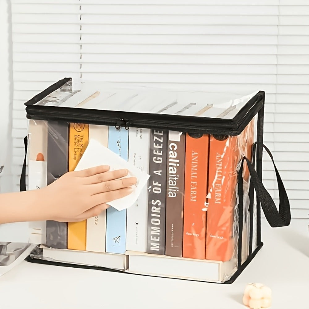 Clear Plastic Storage Box with Snap-Fit Lid, Stackable Organizer Bins 3 or 4 Pack, Large Capacity Heavy Duty Containers for Clothes Books Bedding Snacks, Home Office Travel Space-Saving Storage