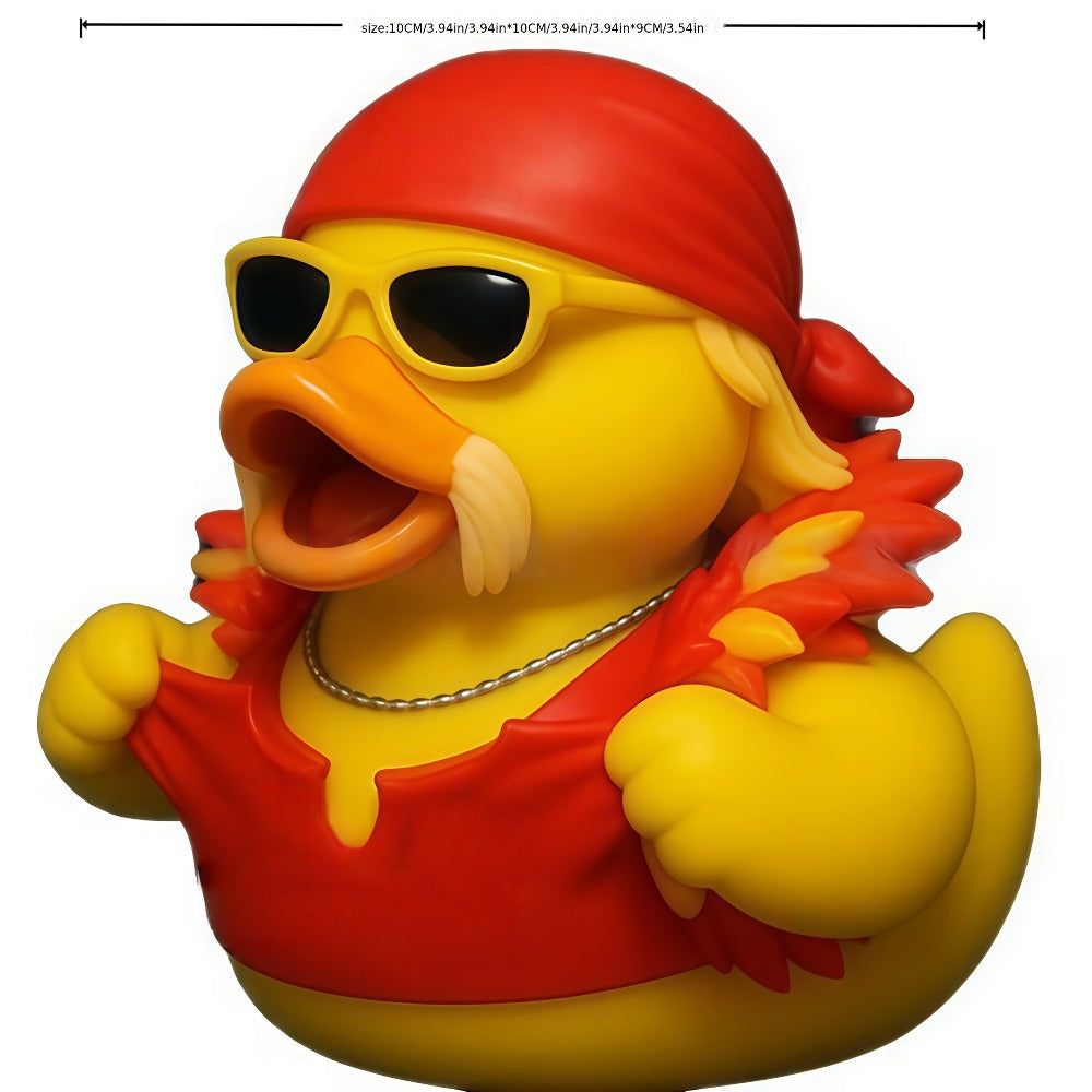 Resin Duck Figurine Decorative Statue - Holiday Themed Ornament for Halloween, Christmas, Day of the Dead & More - Cute Duck Sculpture Home Decor & Gift Idea