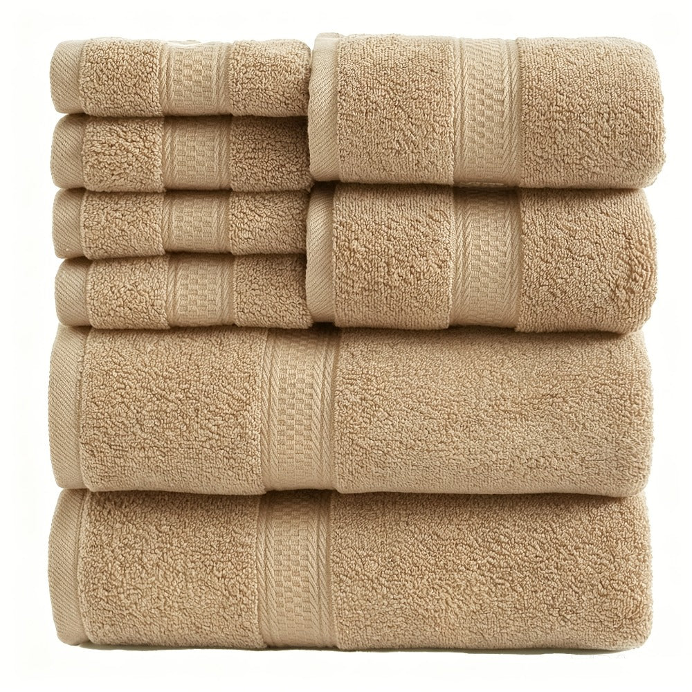 Luxury Soft Towel Set 8 or 16 Piece - Thickened Quick Dry Skin Friendly High Absorbency Bath Towels Hand Towels Washcloths | 13+ Colors | Home Hotel Travel Fitness Spa Gift Set