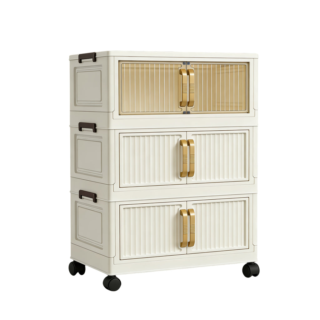 Shoe Cabinet Entryway Organizer ¨C Multi-Functional Foldable Storage Cabinet 3/5 Tier Large Capacity | Space-Saving Closet Organizer for Entrance, Corridor, Bedroom & Living Room | Sturdy & Easy Setup