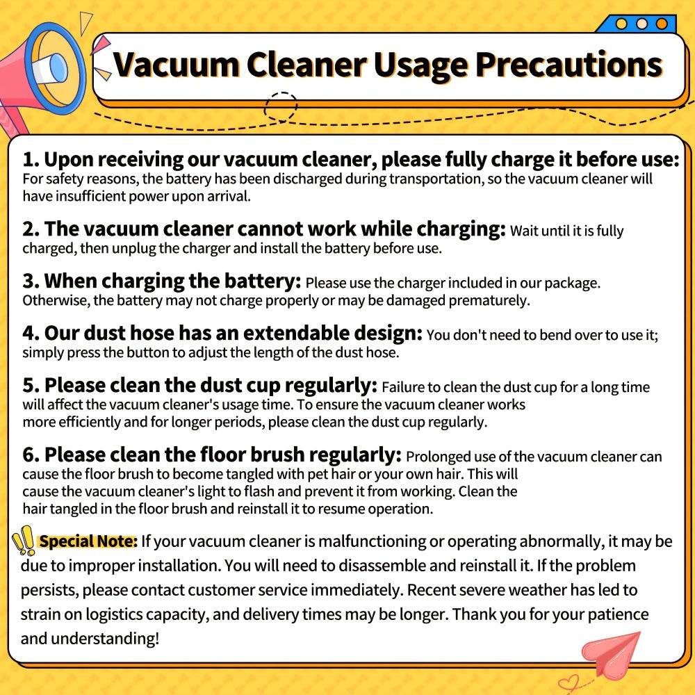 Cordless Vacuum Cleaner with Green Light Indicator, Brushless Motor Rechargeable Handheld Stick Vacuum for Home Car Carpet Pet Hair Hardwood Floor, 2L Dust Cup 45-Min Runtime Multi-Filter Portable Design