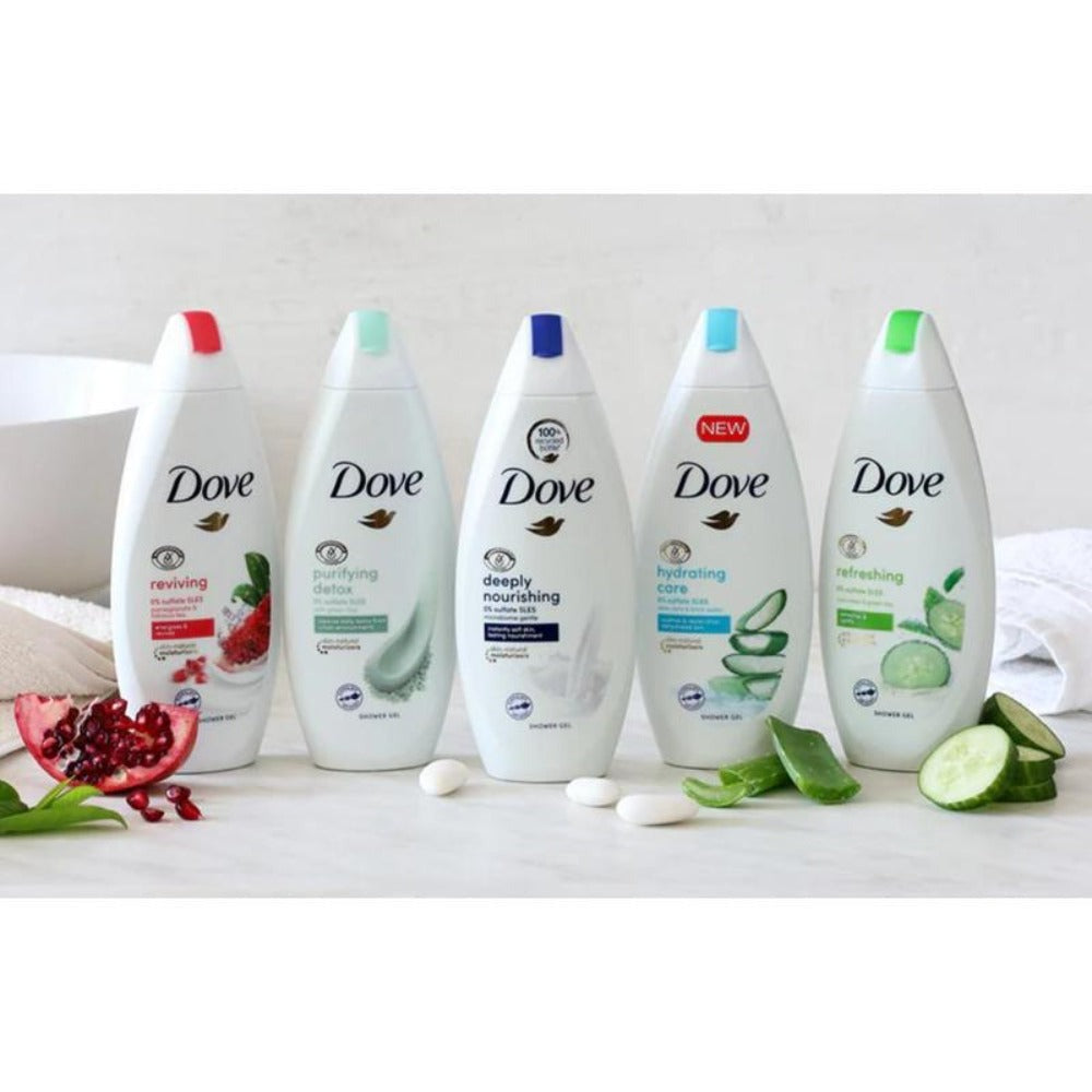 Dove Body Wash 3 Pack 200ml ¨C Moisturizing Gentle Cleanser Mix Pack, Soap-Free Dermatologist Recommended Daily Shower Gel for Soft Nourished Skin, Travel Size 6.7 fl oz