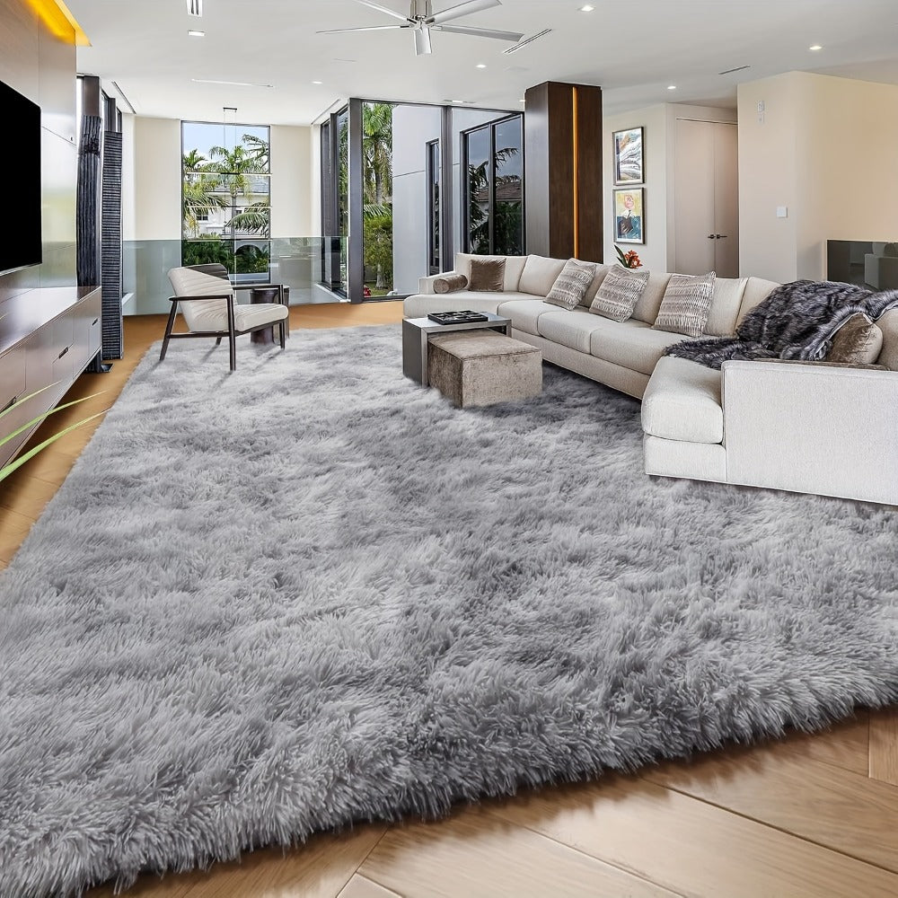 Fluffy Area Rug 8x10 Large Plush Shag Rug for Living Room Bedroom Non-Slip Soft Fuzzy Carpet Modern Home Decor Floor Mat Teen Dorm Room Decor