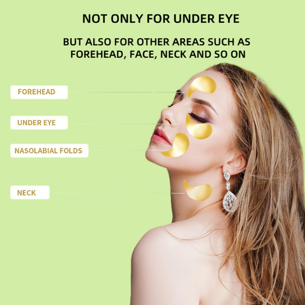 Under Eye Patches 25 Pairs ¨C Aloe Vera & Collagen Eye Mask for Dark Circles, Puffiness & Deep Hydration, Hyaluronic Acid, Plant Extracts, Sulfate-Free, All Skin Types, Daily Skincare for Women & Men