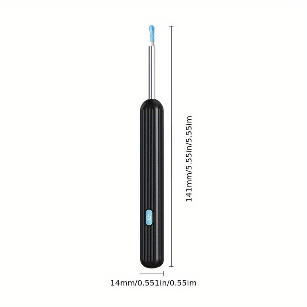 1080P Ear Wax Removal Tool with Camera ¨C Wi-Fi Ear Cleaning Kit with 6 Spoons & Tweezers, Rechargeable, Visual Ear Cleaner for Safe Ear Care at Home