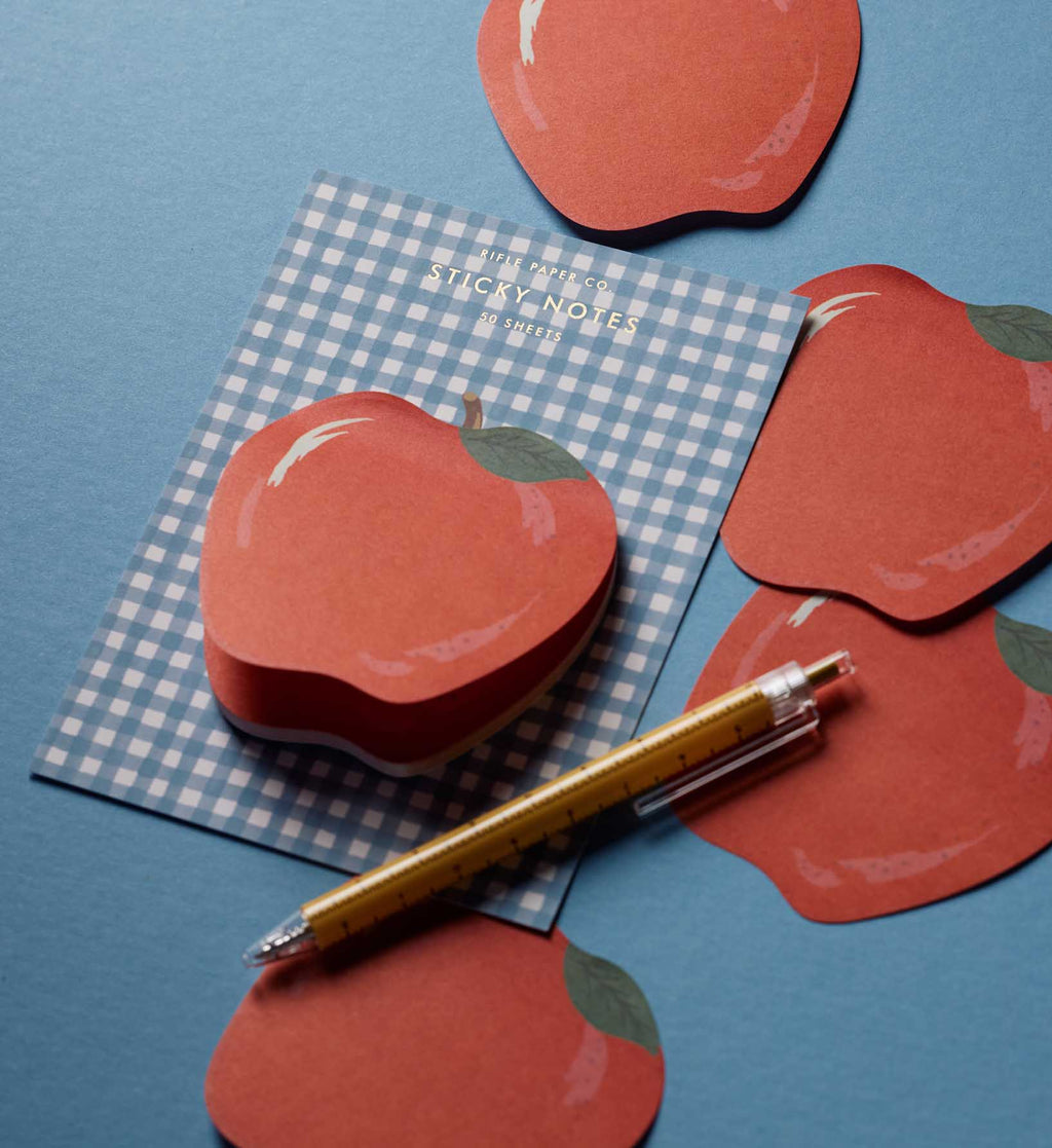 Sticky Notes - Apple Gingham