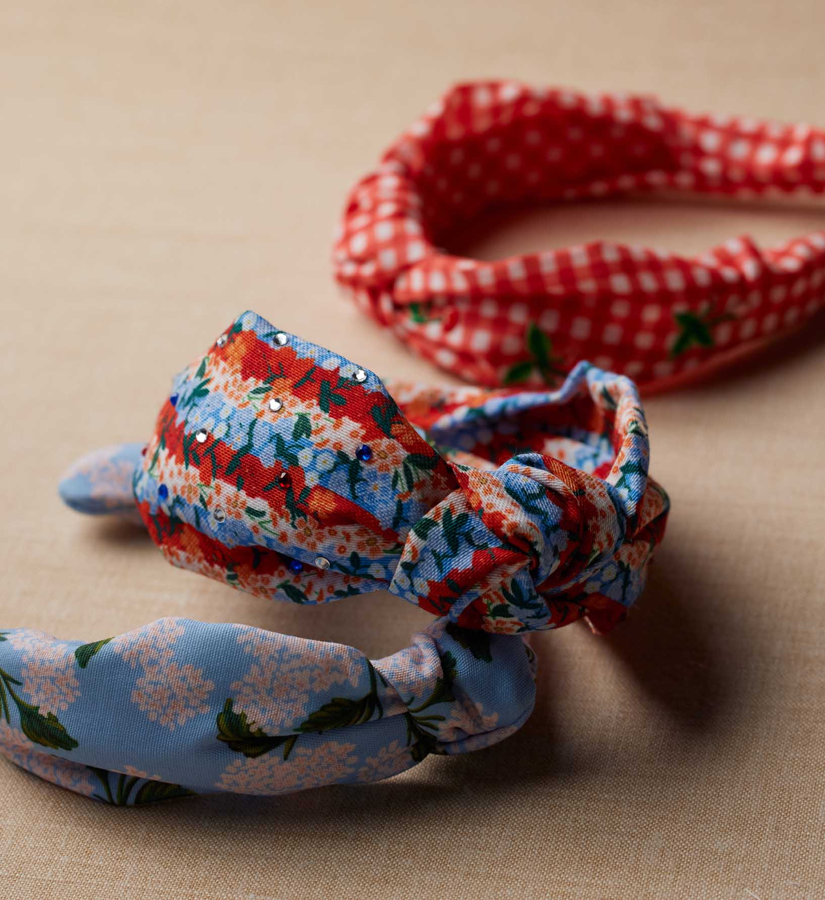 Knotted Headband - Americana Stripe