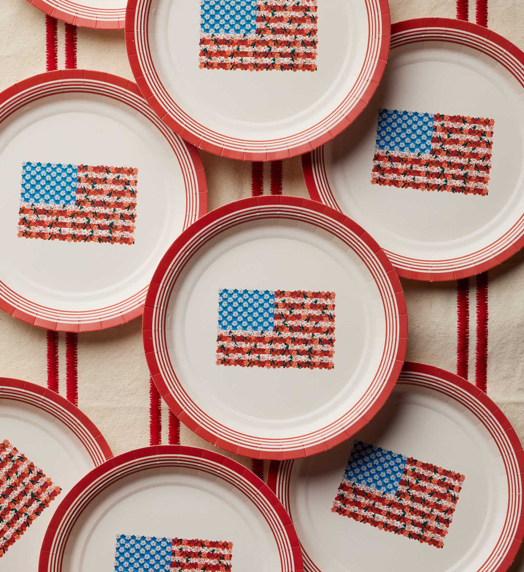 Small Paper Plates - Americana