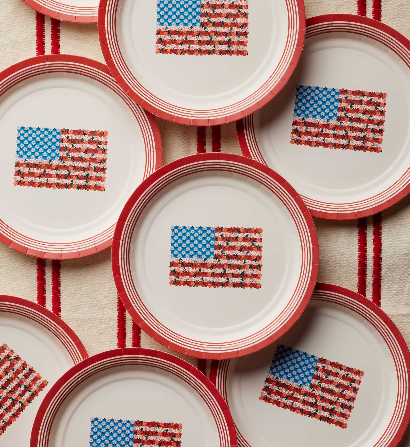 Small Paper Plates - Americana