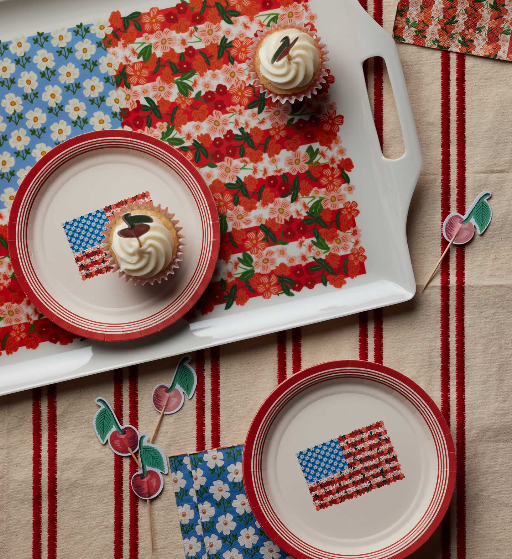 Small Paper Plates - Americana