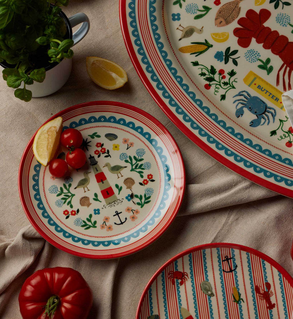 Melamine Serving Platter - Seaside