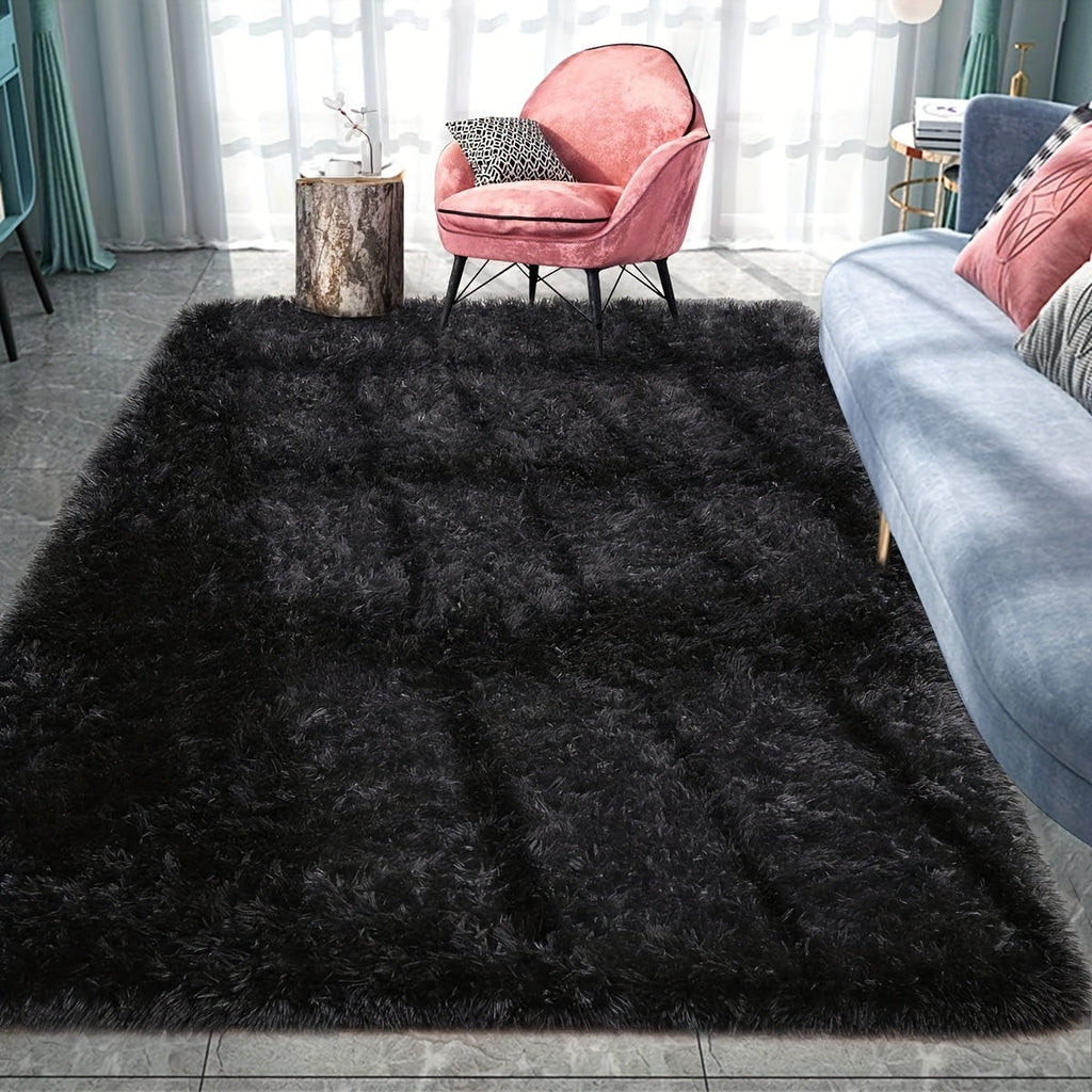 Shaggy Area Rug Soft Plush Fuzzy Carpet Non-Slip Tie-Dye Design for Bedroom Living Room Nursery Dorm ¡ª Pet Friendly Machine Washable Multiple Sizes & Colors