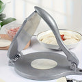 Tortilla Press 8 Inch Aluminum Alloy Adjustable Thickness Heavy Duty Tortilladora for Flour Corn Tortillas Roti Chapati Quesadilla Taco Maker Kitchen Cooking Tool Push Type Control