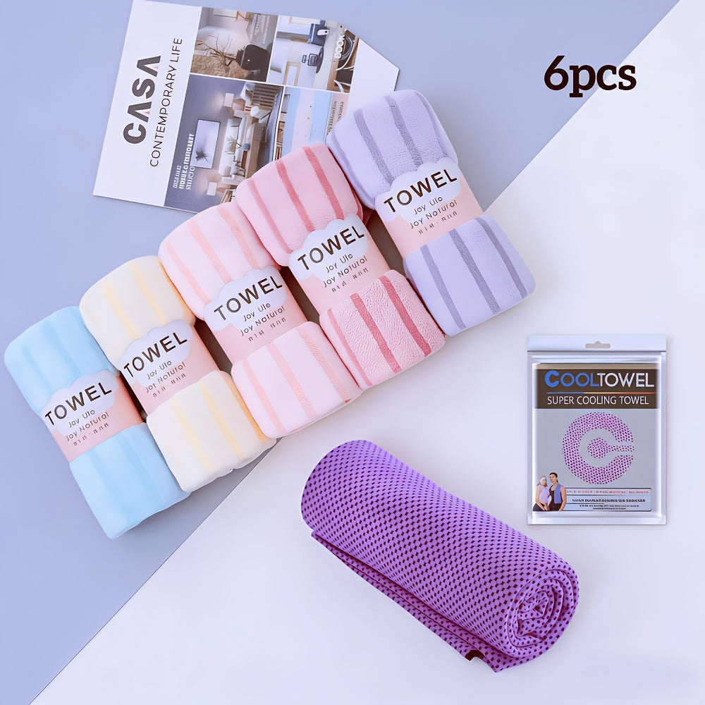 Bath Towel Set 5-Pack Coral Fleece Face Towels Thickened 500GSM Absorbent Color-Coded Striped Solid Spa Sensitive Skin Rectangular