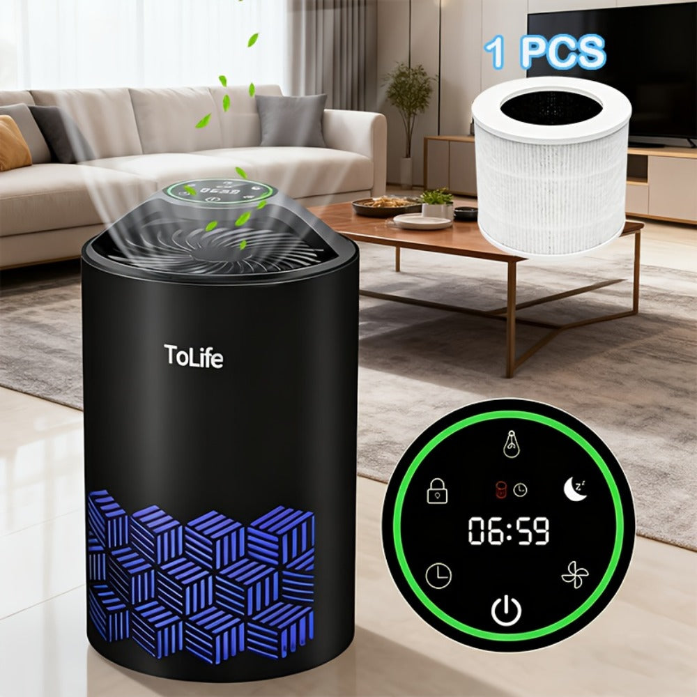 H13 True HEPA Air Purifier for Bedroom Large Room with Scent Diffuser Ultra Quiet 25dB Removes Pet Hair Smoke Dust Odors