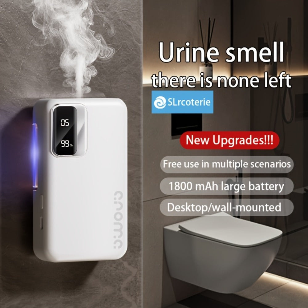 Aromatherapy Diffuser Smart Digital ¨C 1800mAh 7-Speed Sonic Essential Oil Diffuser Humidifier with USB Charging, Digital Display, Fine Mist for Bedroom Bathroom Office Home, Up to 20 Days Use