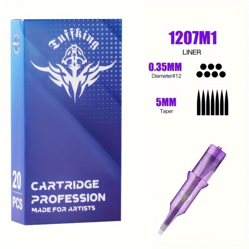 Disposable Tattoo Needles Mixed Size Sterilized RL RS M1 0.35mm ¨C Safety Tattoo Needle Set for Tattoo Artists and Beginners, Body Art Supplies 30 40 100 Piece Bulk Pack