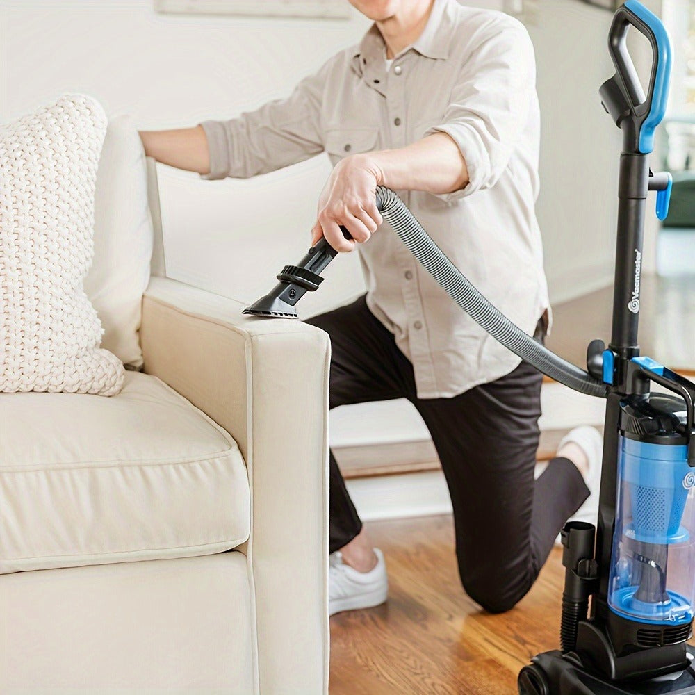Bagless Upright Vacuum 1150W Cyclone Filtration Large Dust Cup 17ft Cord Corded Floor Cleaner for Carpet Hard Floor Pet Hair Home Deep Cleaning