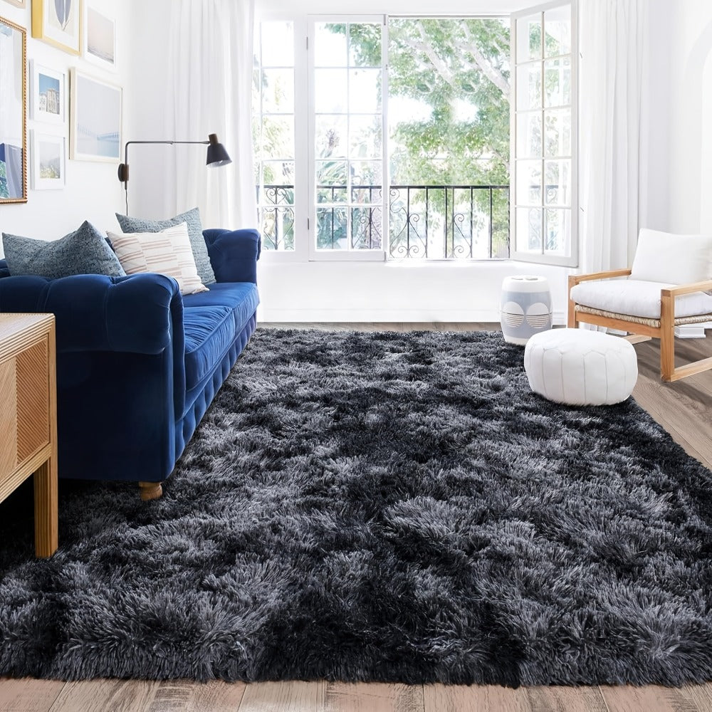 Non-Slip Area Rug Fluffy Soft Carpet - Modern Home Decor Floor Mat for Living Room, Bedroom, Kitchen & Bathroom | Easy Clean Cute Plush Rug in Multiple Colors & Sizes | Indoor Anti-Slip Floor Decoration