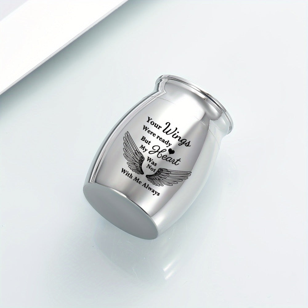 Mini Keepsake Urns for Human Ashes 4pcs ¨C Small Metal Memorial Urn Set for Pet Ashes 1.57 Inch 4 Colors Remembrance Gift