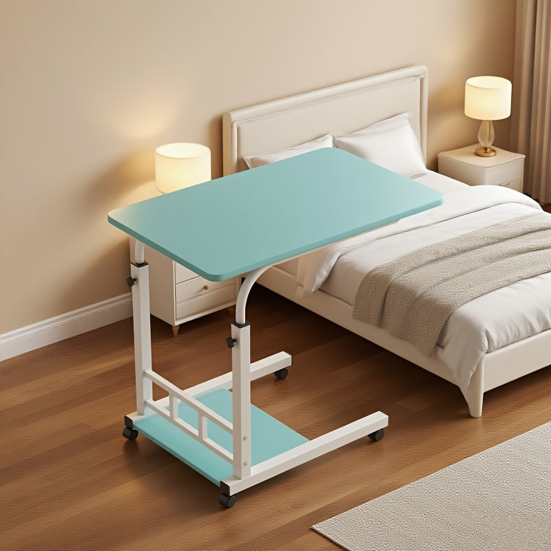 Bedside Table with Wheels Adjustable Height ¨C Multi-Style Nursing Care Table for Elderly & Patients | Single & 3-Tier Rolling Overbed Dining Table, Home Medical Convalescent Furniture, 13 Styles