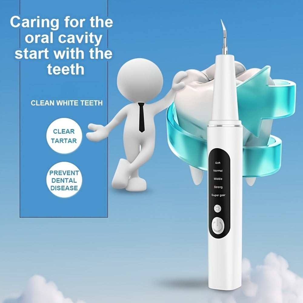 Electric Toothbrush Kit with LED Light & 5-Mode Adjustment ¨C 3 Brush Head Accessories, Deep Cleaning Oral Care Set for Home Use, Great Gift for Mother's Day, Father's Day & Birthdays