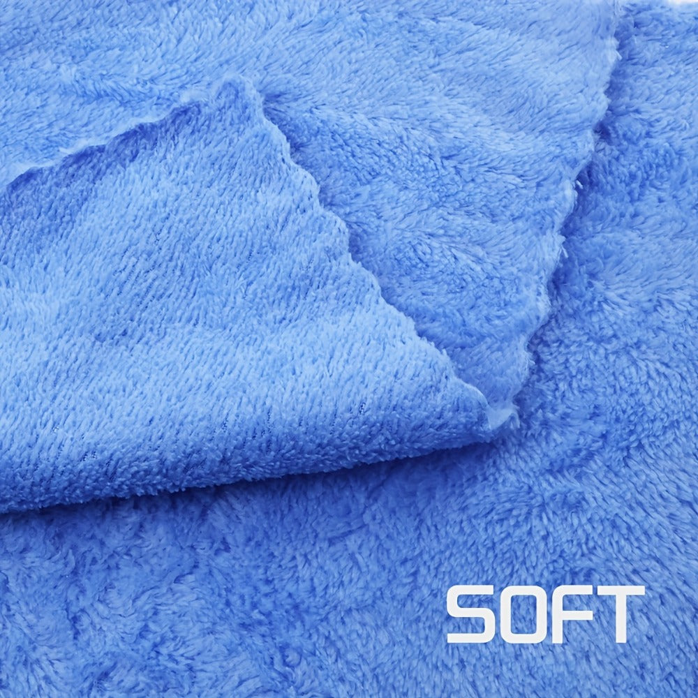 Microfiber Towel Set 40pcs ¨C Ultra Soft Quick Dry Absorbent Hand Face Towels for Bathroom, Coral Fleece Cleaning Wipes, Skin-Friendly