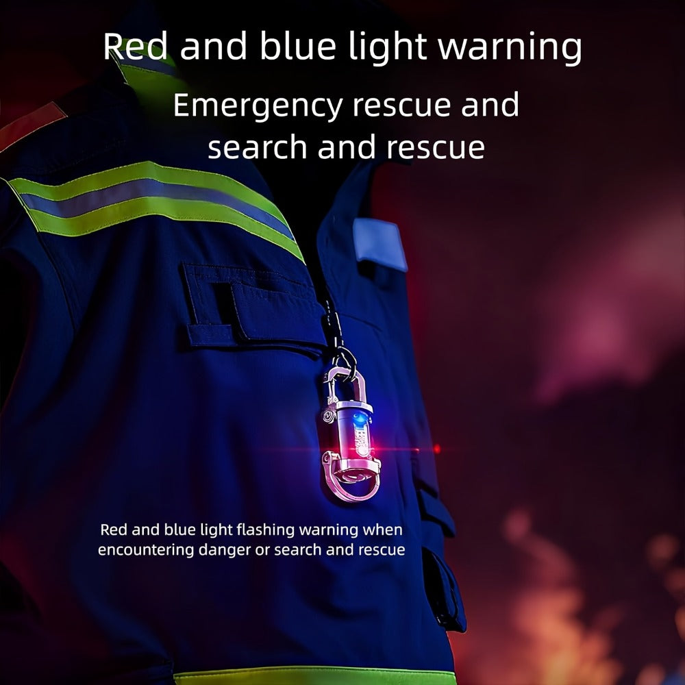 Mini Keychain Flashlight 4 Pack USB Rechargeable, 1200 Lumens 7 Modes Compact EDC Pocket Flashlight with Phone Charging Function, Clip-On Portable Torch for Hiking Camping Emergency Outdoor Survival