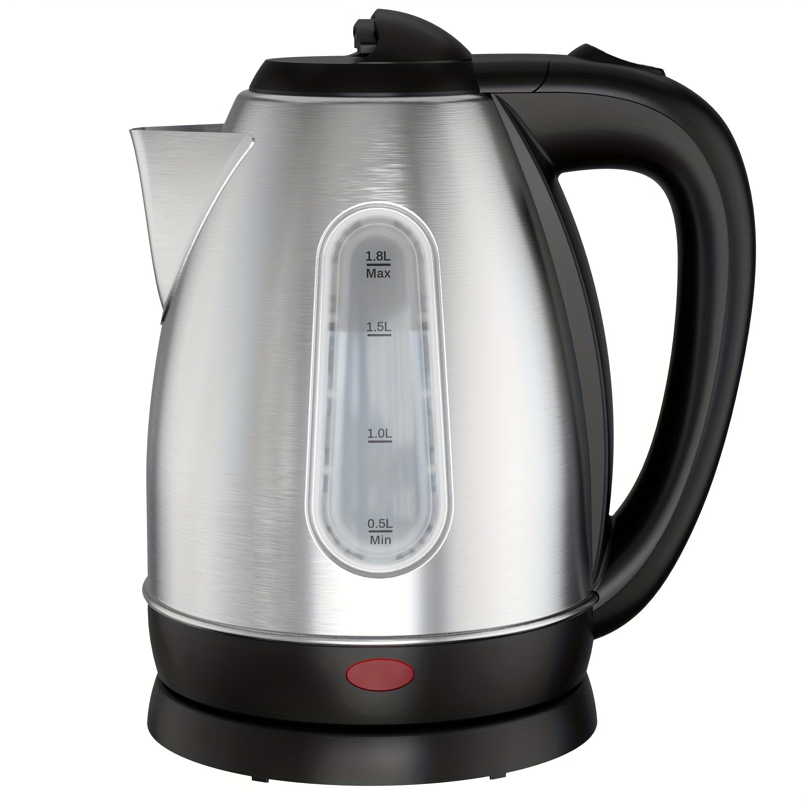 Electric Kettle 1200W Fast Boiling 1.8L Stainless Steel BPA-Free Auto Shut-Off Boil-Dry Protection 360 Swivel Base for Coffee Tea Kitchen Camping Office Home