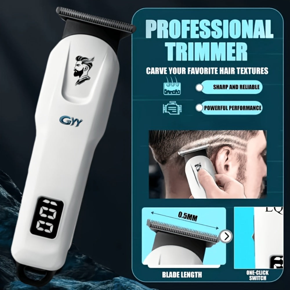 Hair Grooming Kit for Men - Electric Hair Clipper Set with Digital LCD Display, USB Rechargeable, Professional Barbershop Quality for Home Use, Holiday Father's Day Valentine's Day Gift