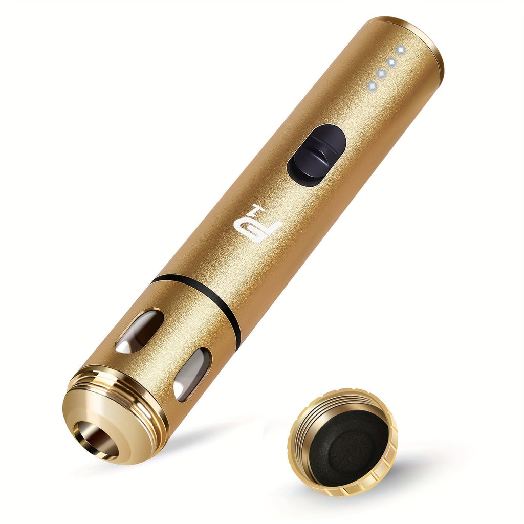 Electric Herb Grinder USB Rechargeable ¨C Portable Spice Mill with One-Button Operation, Travel Bag, Funnel & Cleaning Brush | 4 Colors Available