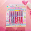 Lip Balm Set 7 Flavors Gift Box 0.04oz Each Moisturizing Flavored Lip Balm Kit for Dry Lips Women Girls Valentine's Day Birthday Christmas Gift