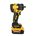 Brushless Impact Wrench for Dewalt 20V Battery - 1/2 Inch 450 Lb-Ft High Torque Electric Impact Gun, 3300 RPM for Cars & Home Use